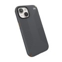 Speck Presidio2 Grip - Etui iPhone 17e / 16e / 15 / 14 / 13 (Charcoal Grey / Cool Bronze / White)