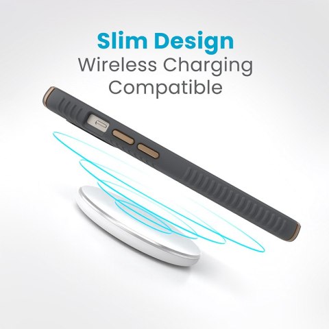Speck Presidio2 Grip - Etui iPhone 17e / 16e / 15 / 14 / 13 (Charcoal Grey / Cool Bronze / White)