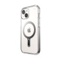 Speck Presidio Perfect-Clear ClickLock & MagSafe - Etui iPhone 16e / iPhone 15 / iPhone 14 / iPhone 13 (Clear / Chrome Finish / 