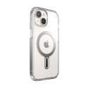 Speck Presidio Perfect-Clear ClickLock & MagSafe - Etui iPhone 16e / iPhone 15 / iPhone 14 / iPhone 13 (Clear / Chrome Finish / 