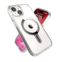 Speck Presidio Perfect-Clear ClickLock & MagSafe - Etui iPhone 16e / iPhone 15 / iPhone 14 / iPhone 13 (Clear / Chrome Finish / 