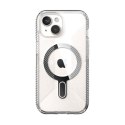 Speck Presidio Perfect-Clear Grip ClickLock & MagSafe - Etui iPhone 16e / iPhone 15 / iPhone 14 / iPhone 13 (Clear / Chrome Fini