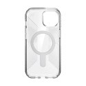 Speck Presidio Perfect-Clear Grip ClickLock & MagSafe - Etui iPhone 16e / iPhone 15 / iPhone 14 / iPhone 13 (Clear / Chrome Fini