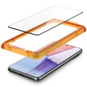 Spigen Alm Glass FC - Szkło hartowane do Google Pixel 8 Pro (Czarna ramka)