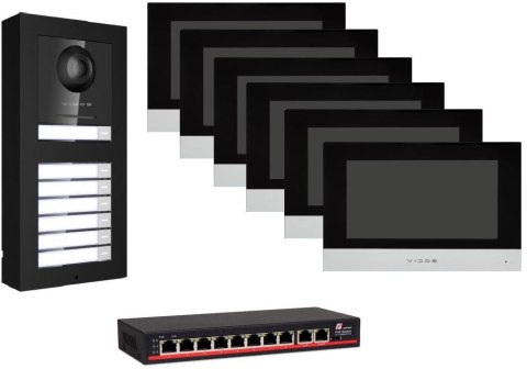 Wideodomofon IP VIDOS ONE X162/6xM2010