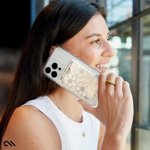 Case-Mate Magnetic Card Holder MagSafe - Portfel magnetyczny (Floral Gems)