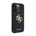 Guess 4G Strass Metal Logo - Etui iPhone 15 Pro Max (srebrny)