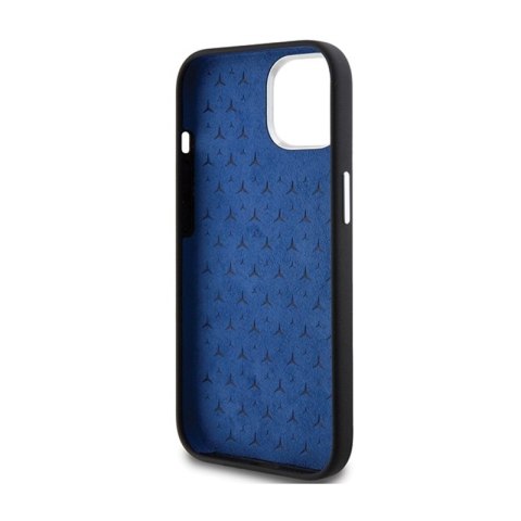 Mercedes Silicone Bicolor MagSafe - Etui iPhone 15 (czarny)