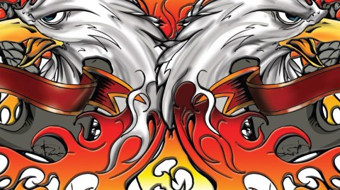 Nexgen Skins - Zestaw skórek na obudowę z efektem 3D iMac 27" (Iron Eagle 3D)