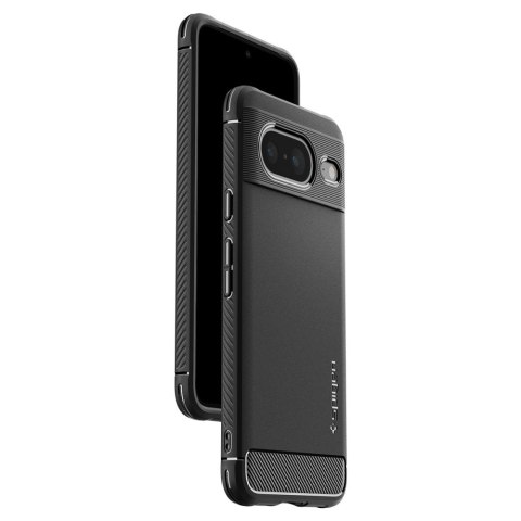 Spigen Rugged Armor - Etui do Google Pixel 8 (Czarny)