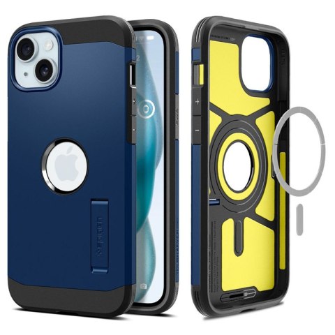 Spigen Tough Armor Mag MagSafe - Etui do iPhone 15 (Navy Blue)