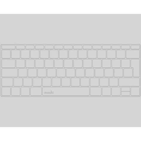 Moshi ClearGuard 12 - Nakładka na klawiaturę MacBook 12 / MacBook Pro 13 bez Touch Bar (EU layout)