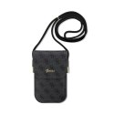 Guess 4G Metal Script Logo - Torebka crossbody na telefon (czarny)