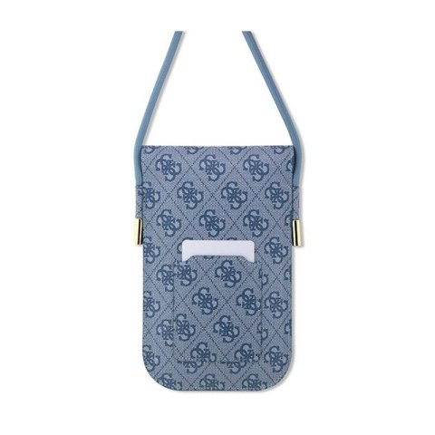 Guess 4G Metal Script Logo - Torebka crossbody na telefon (niebieski)