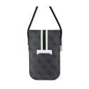 Guess 4G Stripes - Torebka crossbody na telefon (czarny)