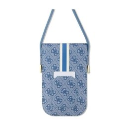 Guess 4G Stripes - Torebka crossbody na telefon (niebieski)