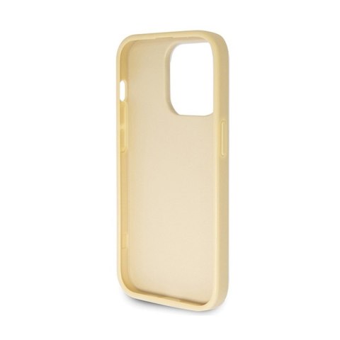 Guess Glitter Script Big 4G - Etui iPhone 14 Pro (złoty)