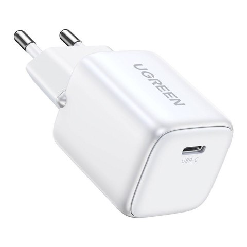 Ładowarka sieciowa UGREEN 15326 Nexode mini, USB-C, PD3.0, QC4.0, GaN, 30W (biała)