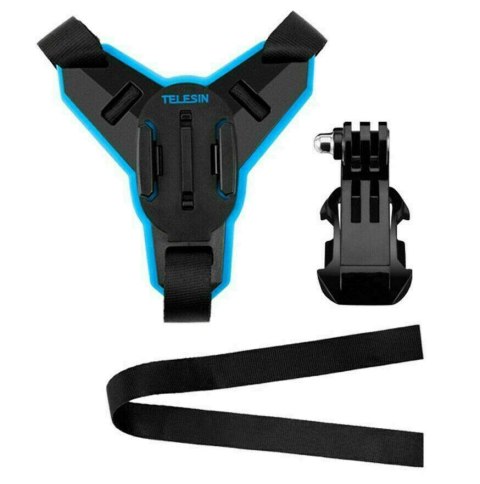 Mocowanie na podbródek do kasku PULUZ do kamer sportowych (m.in X5 / X4, Osmo Action 5 Pro) PU579B
