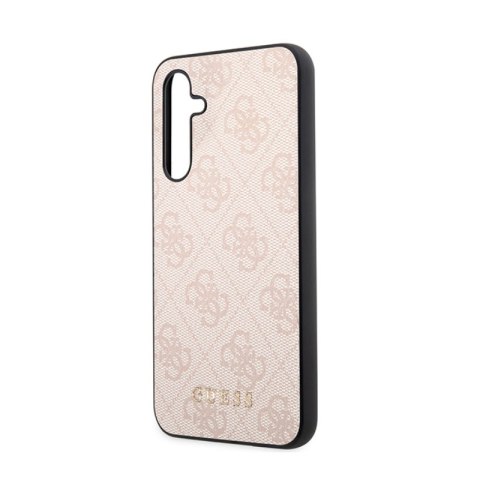 Guess 4G Metal Gold Logo - Etui Samsung Galaxy A54 5G (różowy)