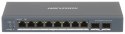 SWITCH POE DS-3E1510P-SI 8-PORTOWY SFP Hikvision