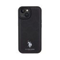 US Polo Assn Yoke Pattern - Etui iPhone 15 (czarny)