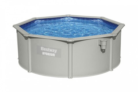 Basen panelowy HYDRIUM 360x120 Okrągły 12FT BESTWAY 8w1 + Pompa piaskowa