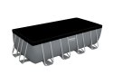 Basen stelażowy Power Steel 488x244x122 16x8FT BESTWAY 6w1 + Pompa piaskowa