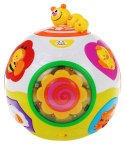 Muzyczna Kula dla dzieci 6m+ Interaktywne zwierzątka + Dźwięki Światła + Ruchome elementy