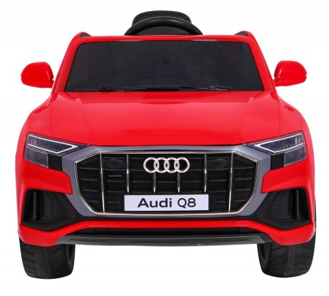 Audi Q8 Lift na akumulator dla dzieci Czerwony SUV + Pilot