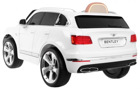 Auto na akumulator Bentley Bentayga dla dzieci, Biały