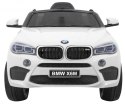 BMW X6M Elektryczne Autko dla dzieci, Biały SUV + Pilot