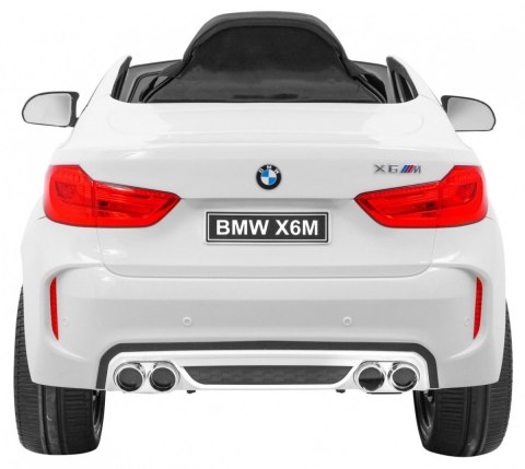 BMW X6M Elektryczne Autko dla dzieci, Biały SUV + Pilot