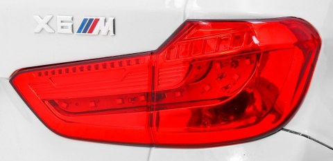 BMW X6M Elektryczne Autko dla dzieci, Biały SUV + Pilot