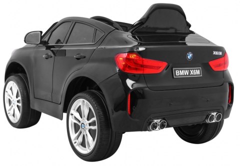 BMW X6M Elektryczne Autko dla dzieci - Czarny SUV + Pilot