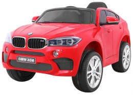 BMW X6M Elektryczne Autko dla dzieci - Czerwony SUV + Pilot