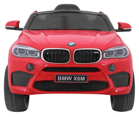 BMW X6M Elektryczne Autko dla dzieci - Czerwony SUV + Pilot
