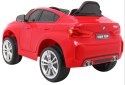 BMW X6M Elektryczne Autko dla dzieci - Czerwony SUV + Pilot