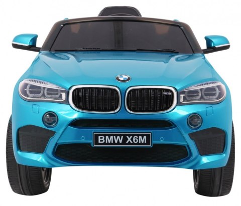 BMW X6M Elektryczne Autko, SUV dla dzieci Lakier Niebieski + Pilot
