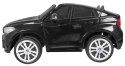 BMW X6M XXL dla 2 dzieci Lakier Czarny SUV + Pilot + Ekoskóra