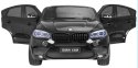 BMW X6M XXL dla 2 dzieci Lakier Czarny SUV + Pilot + Ekoskóra