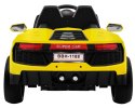 Autko Future na akumulator dla dzieci Żółty + Pilot