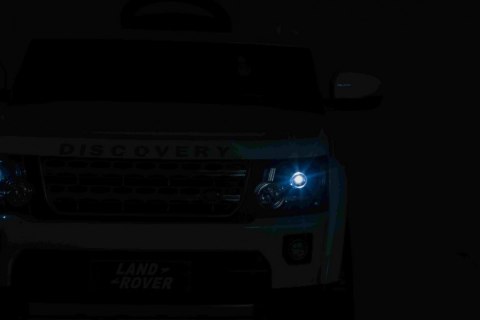 Land Rover Discovery Autko elektryczne dla dzieci Biały SUV + Pilot