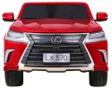 Lexus LX570 Lakierowane Autko dla 2 dzieci Czerwony SUV + Pilot
