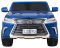 Lexus LX570 Lakierowane Autko dla 2 dzieci Niebieski SUV + Pilot