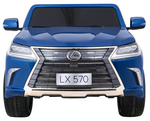 Lexus LX570 Lakierowane Autko dla 2 dzieci Niebieski SUV + Pilot