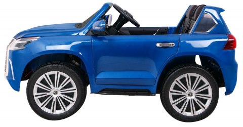 Lexus LX570 Lakierowane Autko dla 2 dzieci Niebieski SUV + Pilot