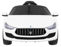 Maserati Ghibli na akumulator dla dzieci Biały + Pilot
