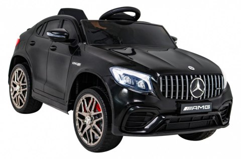 Mercedes Benz GLC63S dla dzieci Czarny Suv + Pilot + Napęd 4x4