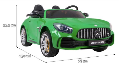 Mercedes-Benz GT R dla dzieci Lakier Zielony 4x4